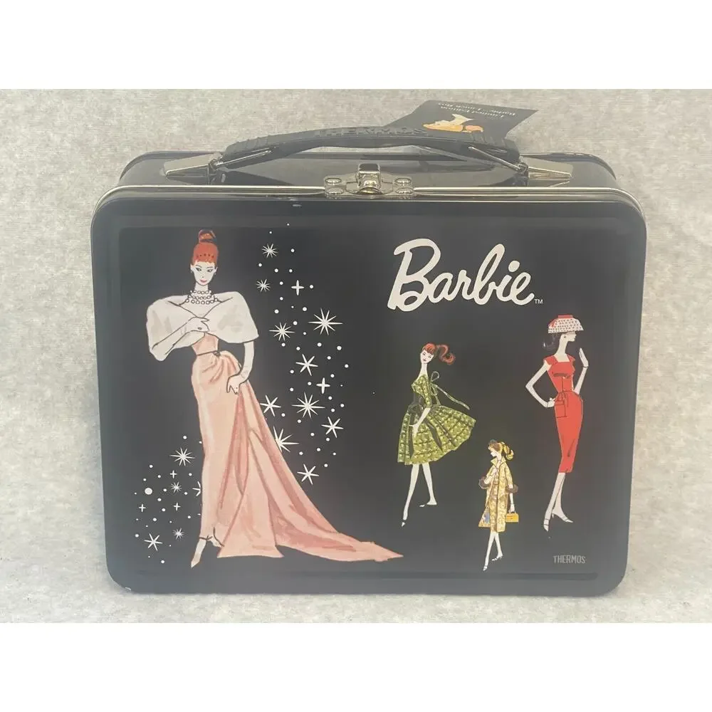 Barbie 100th Anniversary Lunch Box Thermos Special Edition 2004 RARE Box Only